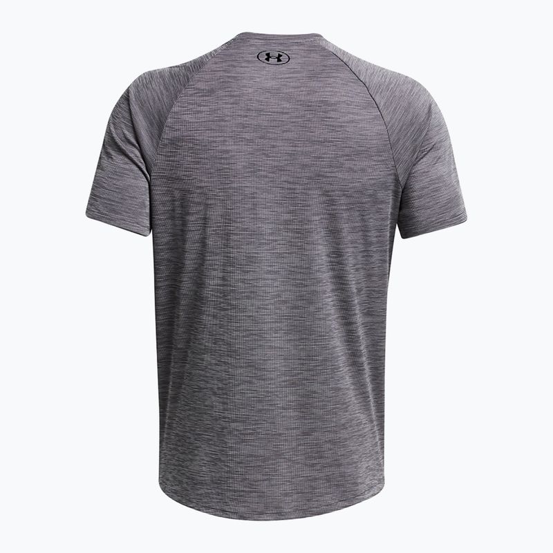 Vyriški treniruočių marškinėliai Under Armour Tech Textured castlerock/black 5