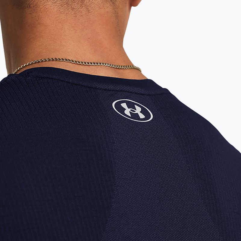 Vyriški treniruočių marškinėliai Under Armour Vanish Seamless midnight navy/mod gray 3