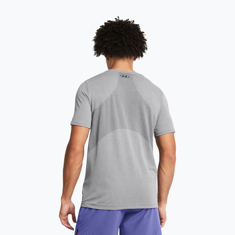 Vyriški marškinėliai Under Armour Vanish Seamless mod gray/black 2