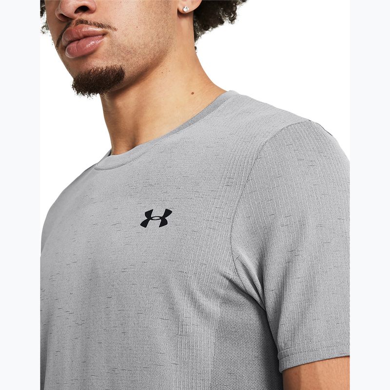 Vyriški marškinėliai Under Armour Vanish Seamless mod gray/black 3