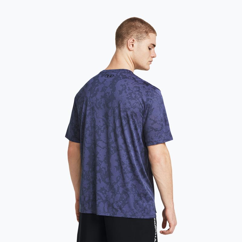 Vyriški treniruočių marškinėliai Under Armour Tech Vent Geode starlight/black 2