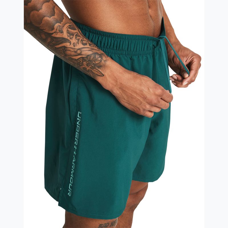 Vyriški treniruočių šortai Under Armour Woven Wdmk hydro teal/radial turquoise 4