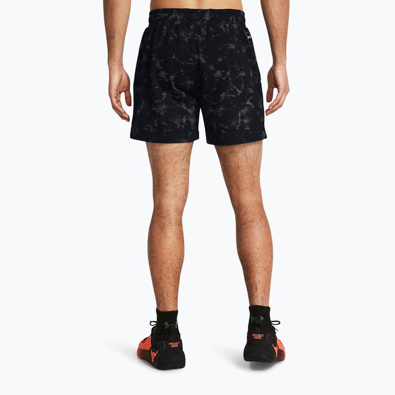 Vyriški treniruočių šortai Under Armour Project Rock AOP Rvl Terry Sts black 2