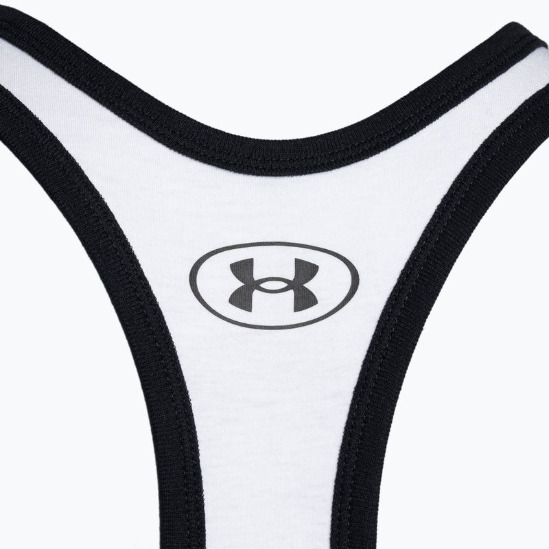 Vyriškas treniruočių tank topas Under Armour Project Rock Get To Work Tank white/black/phoenix fire 4