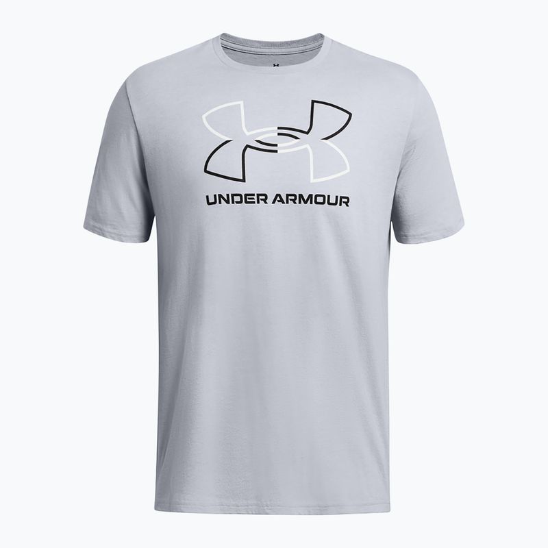 Vyriški treniruočių marškinėliai Under Armour GL Foundation Update mod gray medium heather/black 3