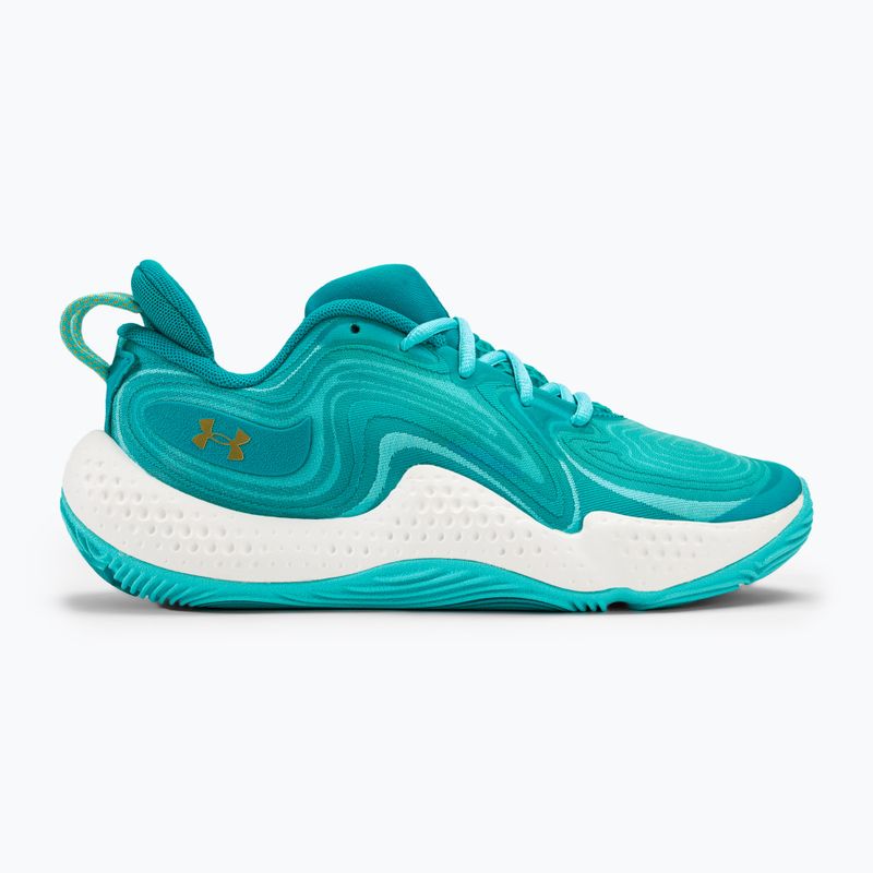 Krepšinio batai Under Armour Spawn 6 circuit teal/sky blue/white 2