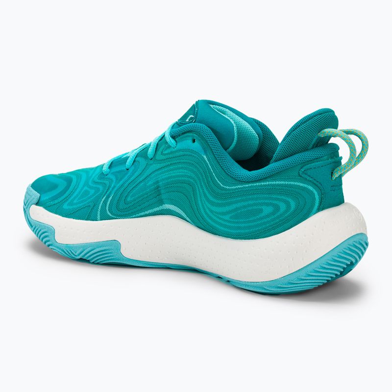 Krepšinio batai Under Armour Spawn 6 circuit teal/sky blue/white 3