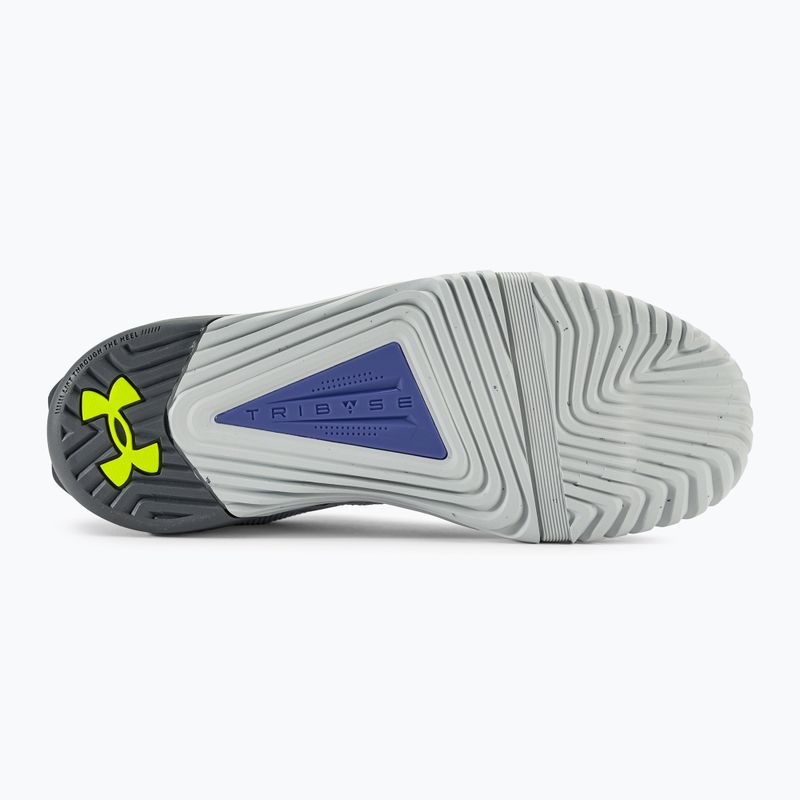 Vyriški žygio batai Under Armour TriBase Reign 6 mod gray/starlight/high vis yellow 5