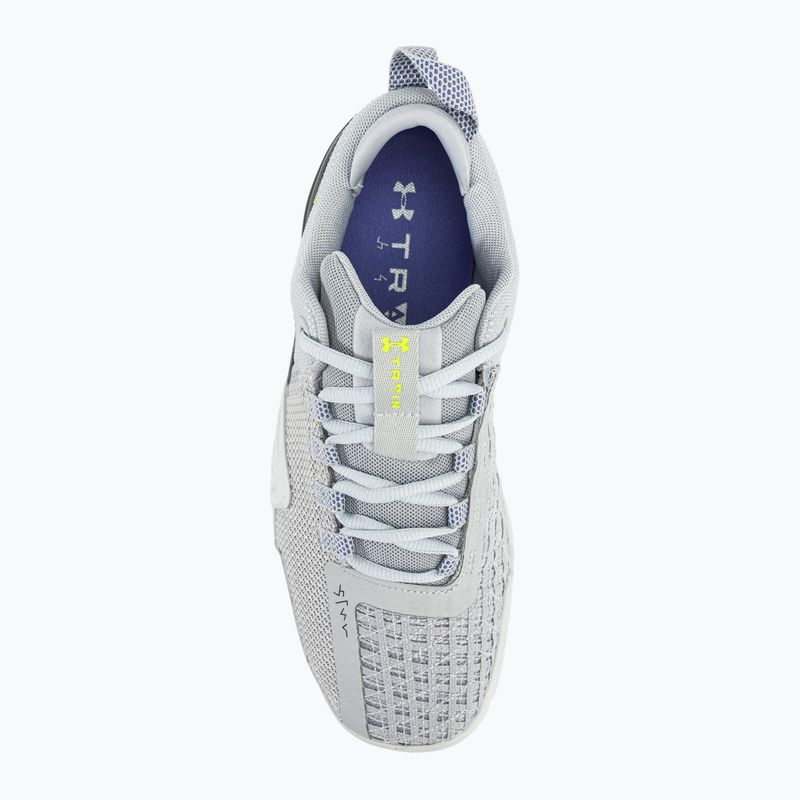 Vyriški žygio batai Under Armour TriBase Reign 6 mod gray/starlight/high vis yellow 6