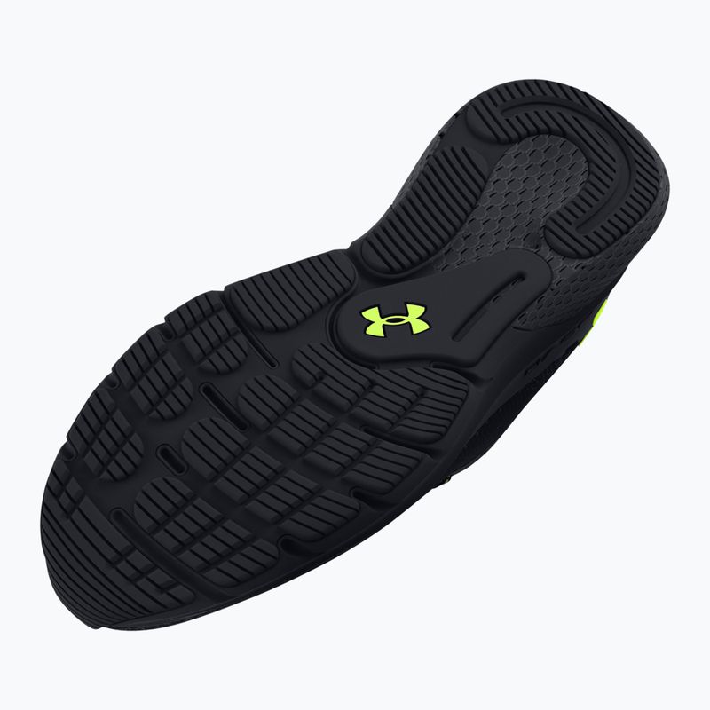 Vyriški bėgimo bateliai Under Armour Hovr Turbulence 2 black/black/high vis yellow 11