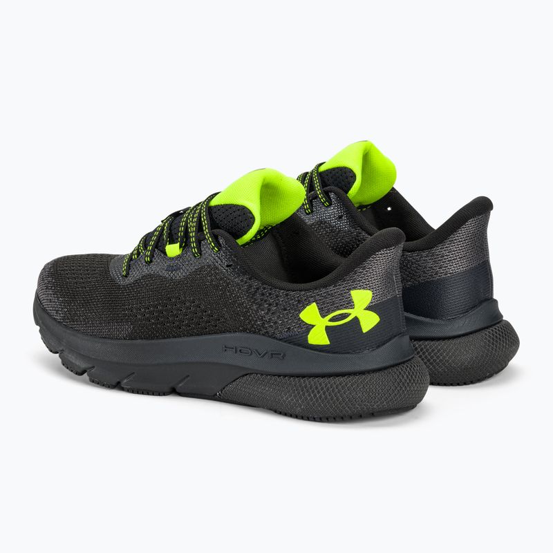 Vyriški bėgimo bateliai Under Armour Hovr Turbulence 2 black/black/high vis yellow 3