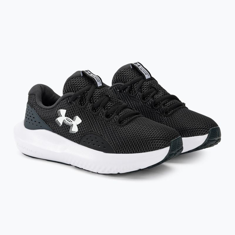 Moteriški bėgimo bateliai Under Armour Charged Surge 4 black/anthracite/white 5