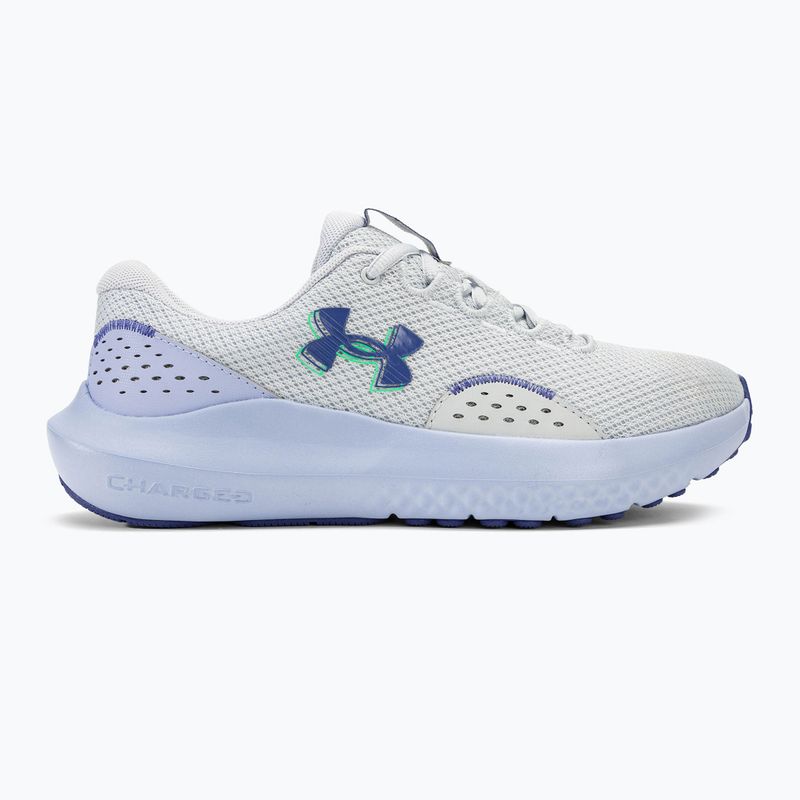 Moteriški bėgimo bateliai Under Armour Charged Surge 4 halo gray/celeste/starlight 2