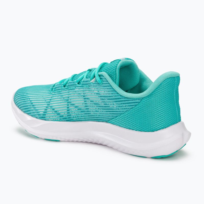 Moteriški bėgimo bateliai Under Armour Charged Speed Swift radial turquoise/circuit teal/white 3