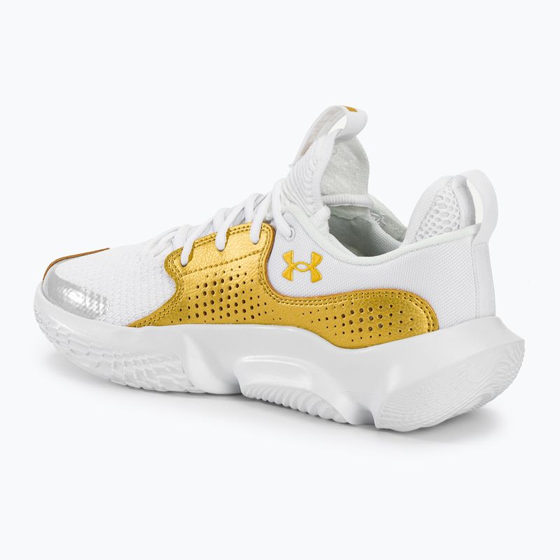 Krepšinio batai Under Armour Flow Futr X3 white/white/metallic gold 3