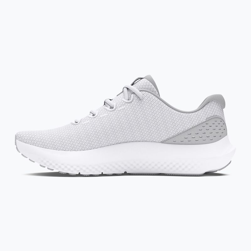 Vyriški bėgimo bateliai Under Armour Charged Surge 4 white/halo gray/black 2