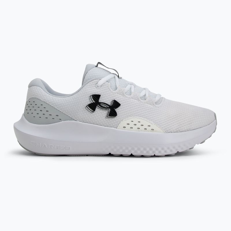 Vyriški bėgimo bateliai Under Armour Charged Surge 4 white/halo gray/black 2