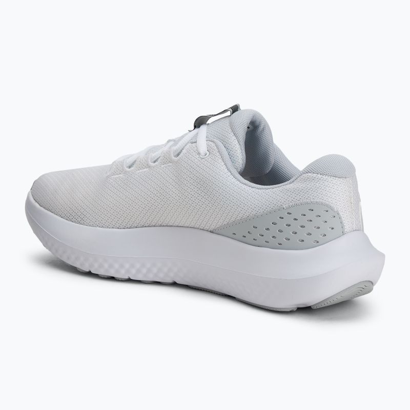 Vyriški bėgimo bateliai Under Armour Charged Surge 4 white/halo gray/black 3