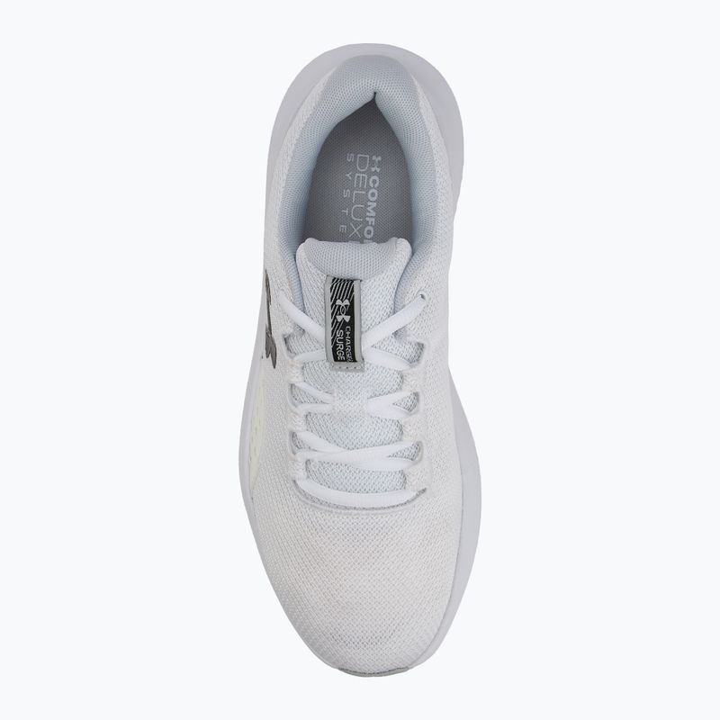 Vyriški bėgimo bateliai Under Armour Charged Surge 4 white/halo gray/black 5