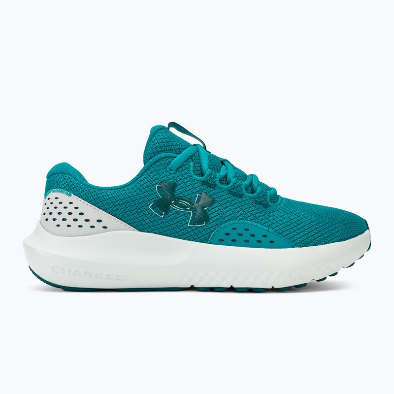 Vyriški bėgimo bateliai Under Armour Charged Surge 4 circuit teal/halo gray/hydro teal 2