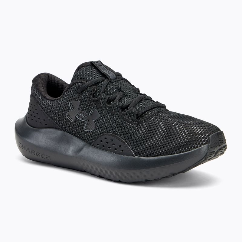 Under Armour Charged Surge 4 black/black/black vyriški bėgimo bateliai