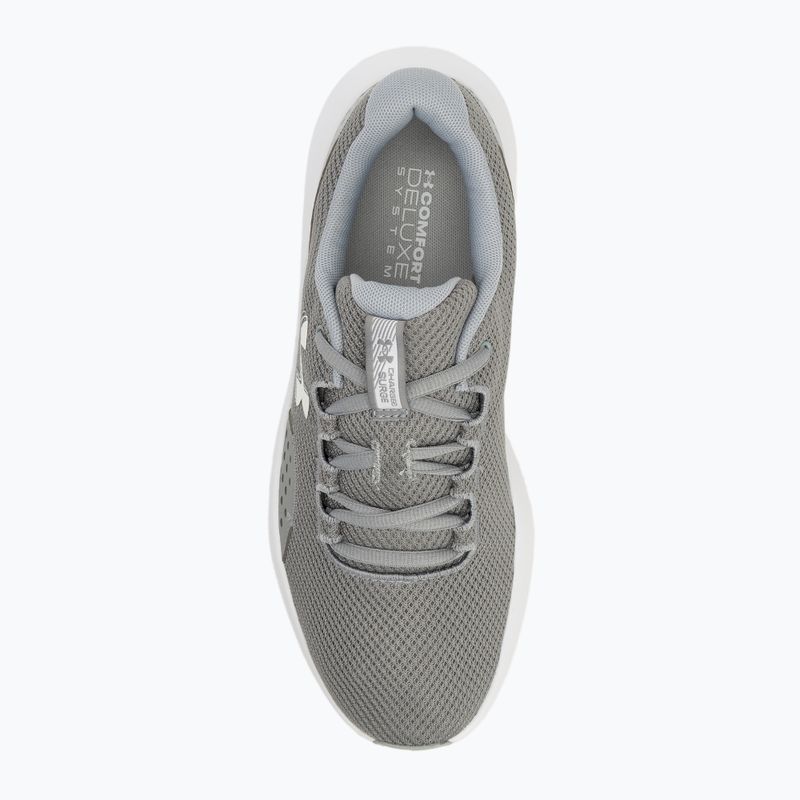 Vyriški bėgimo bateliai Under Armour Charged Surge 4 steel/mod gray/white 5