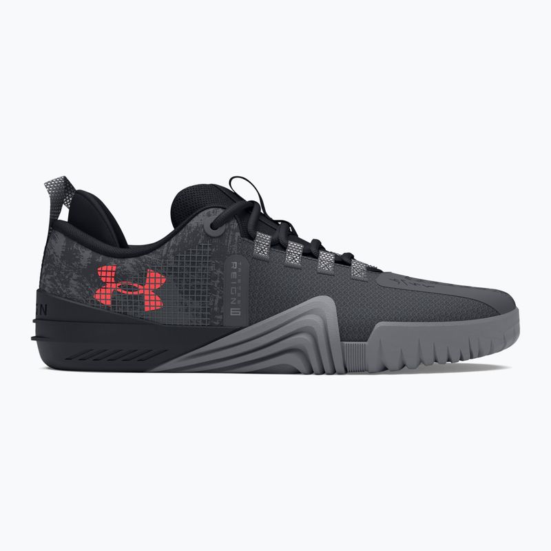 Vyriški žygio batai Under Armour TriBase Reign 6 gray void/pitch gray/rush red 8