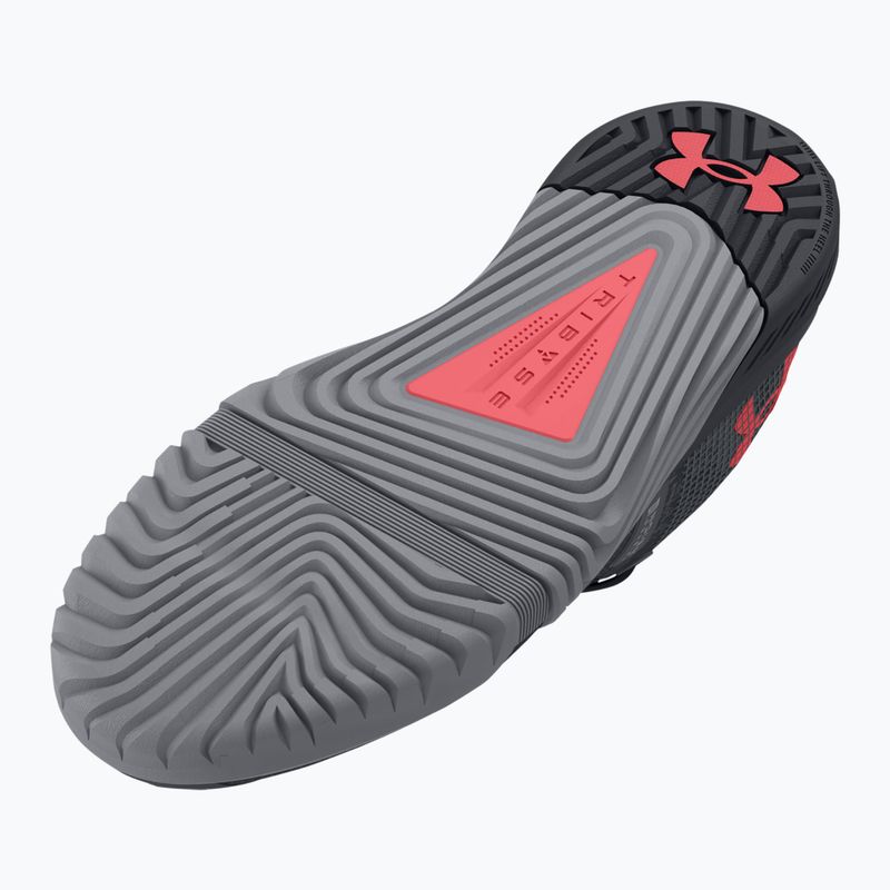 Vyriški žygio batai Under Armour TriBase Reign 6 gray void/pitch gray/rush red 11