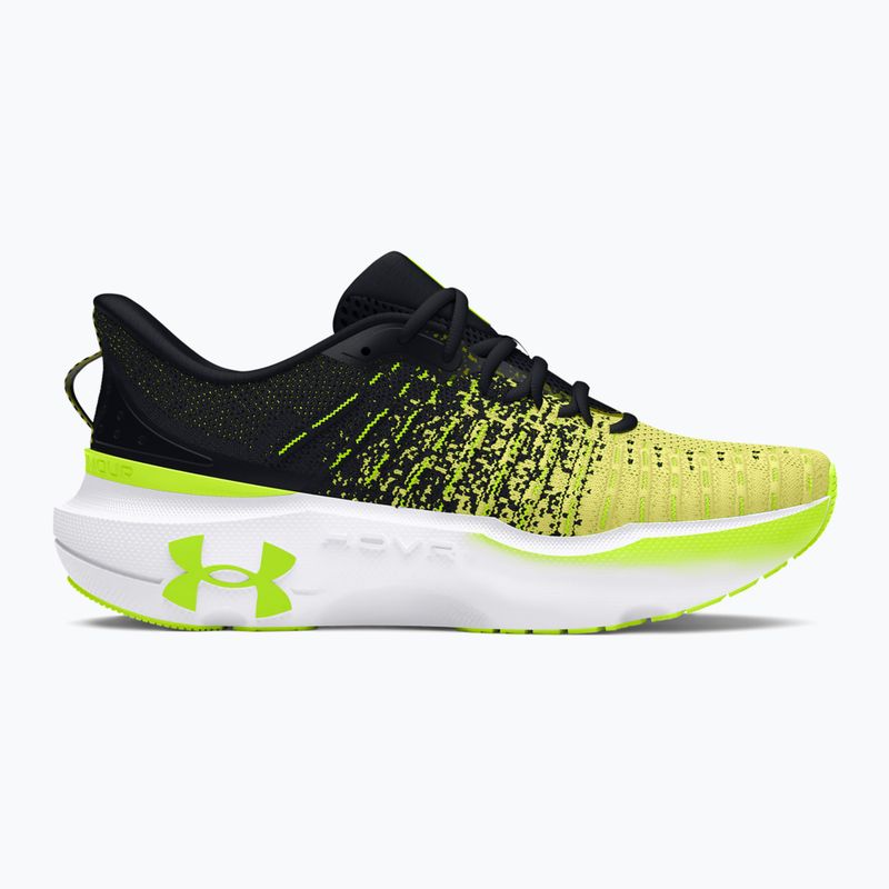 Moteriški bėgimo bateliai Under Armour Infinite Elite black/sonic yellow/high vis yellow 8