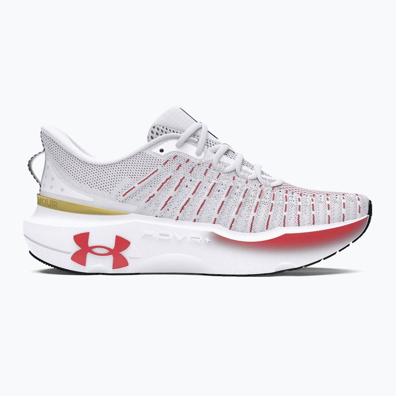 Moteriški bėgimo bateliai Under Armour Infinite Elite white/black/metallic gold 9