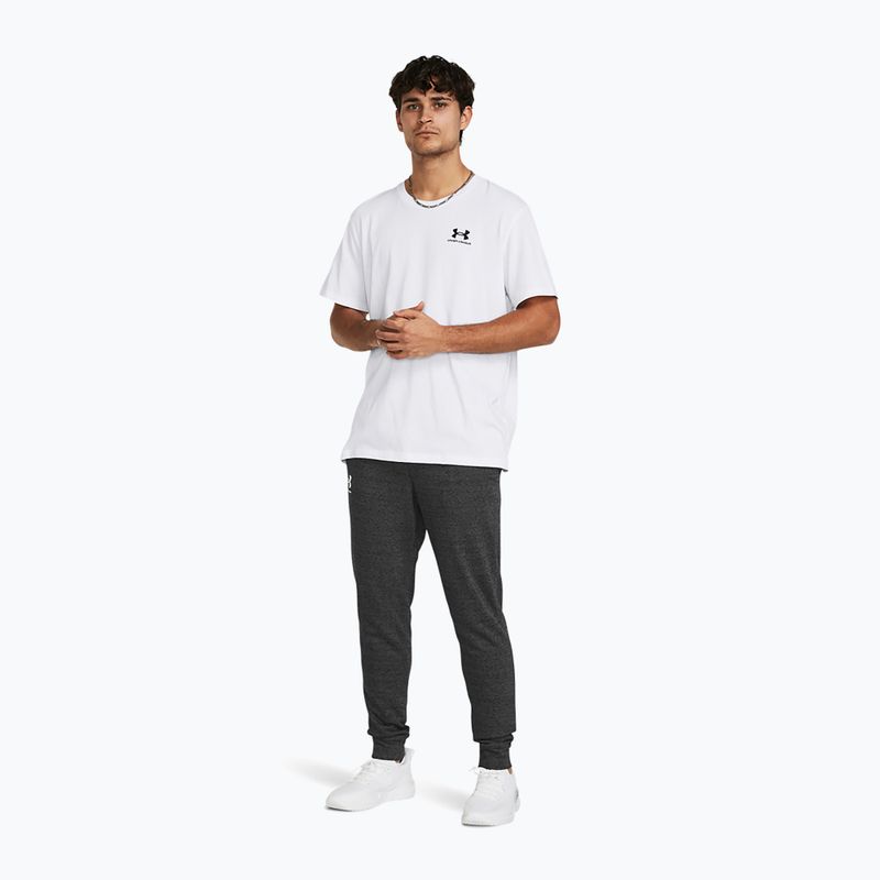 Vyriškos kelnės Under Armour Rival Terry Jogger castlerock light heather/onyx white 2