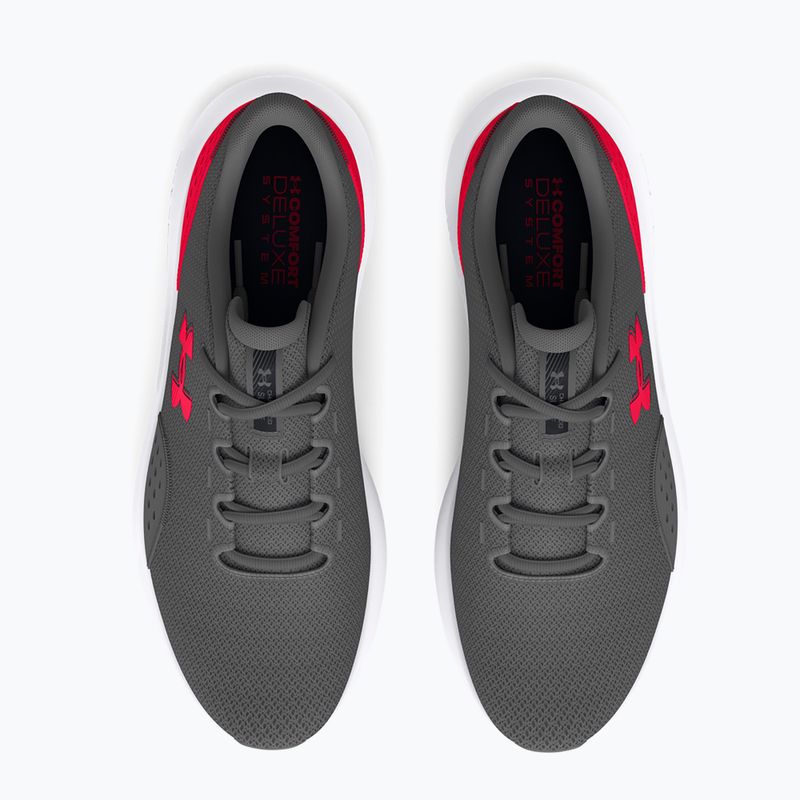 Vyriški bėgimo batai Under Armour Charged Surge 4 castlerock/red/red 5