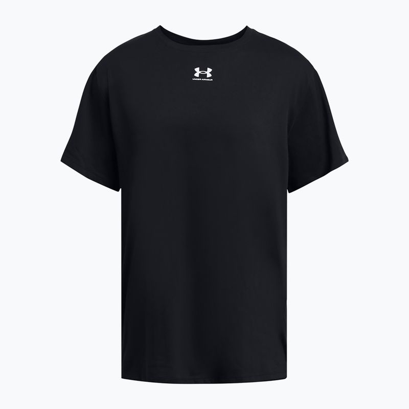 Moteriški marškinėliai Under Armour Campus Oversize black/white