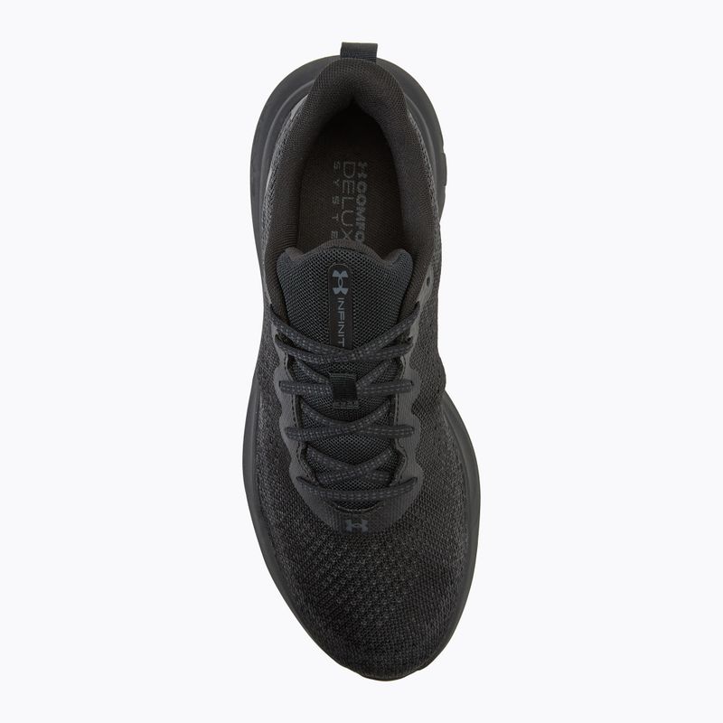 Under Armour Infinite black/black/black vyriški bėgimo bateliai 5