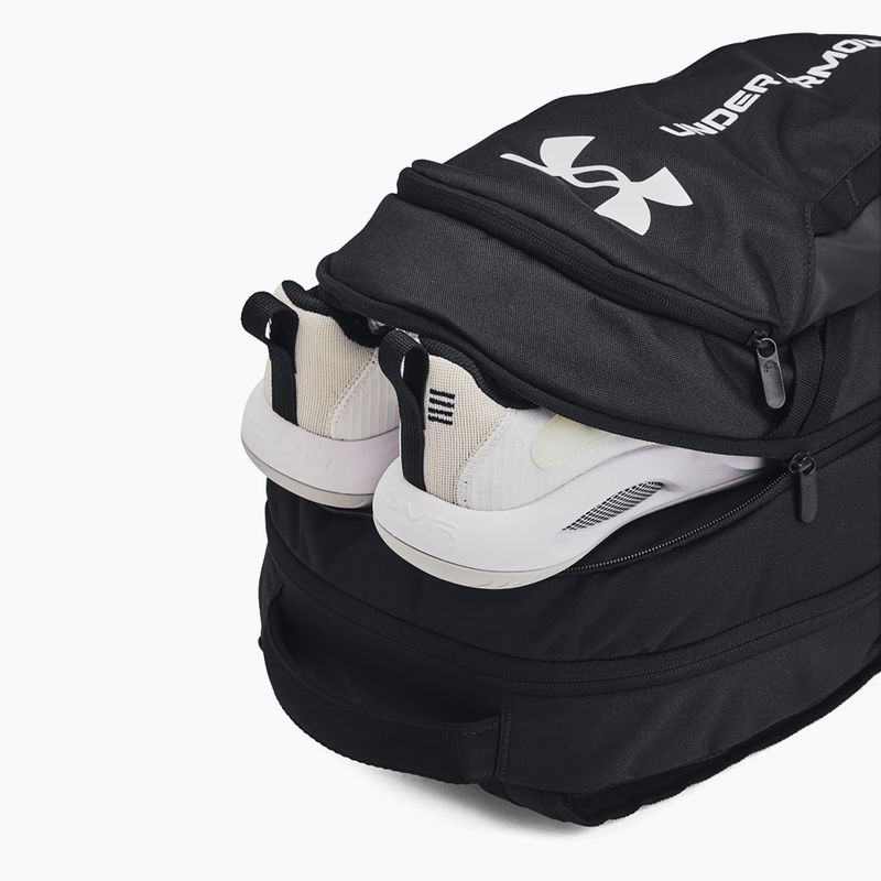 Miesto kuprinė Under Armour Hustle 6.0 29 l black/black/white 5