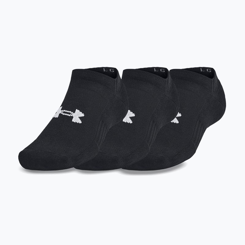 Kojinės Under Armour Training Cotton No Show 3 poros black/black/white 5