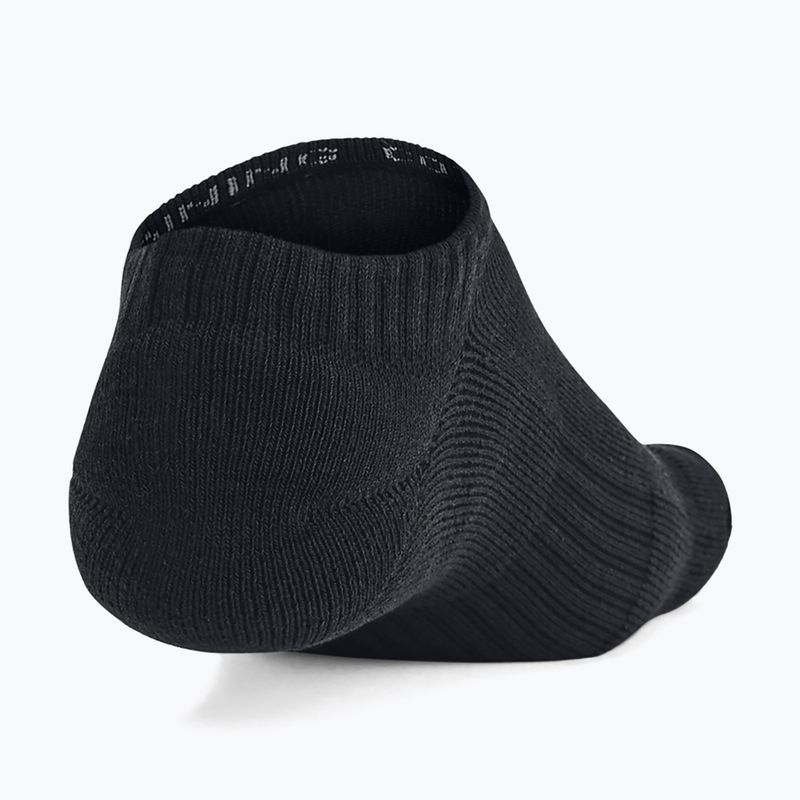 Kojinės Under Armour Training Cotton No Show 3 poros black/black/white 8