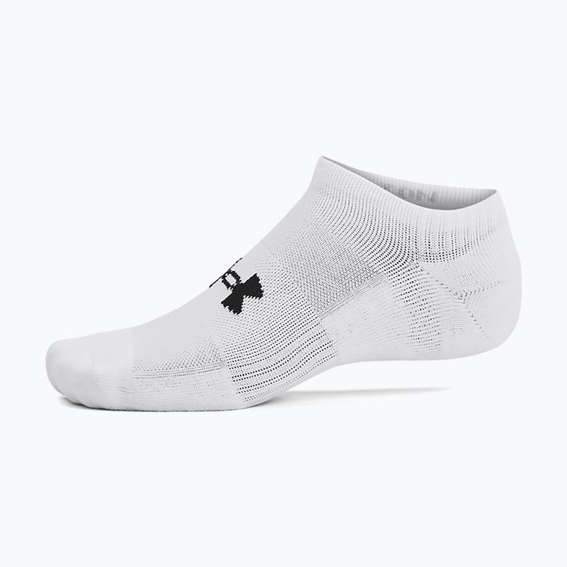 Kojinės Under Armour Training Cotton No Show 3 poros white/white/black 6