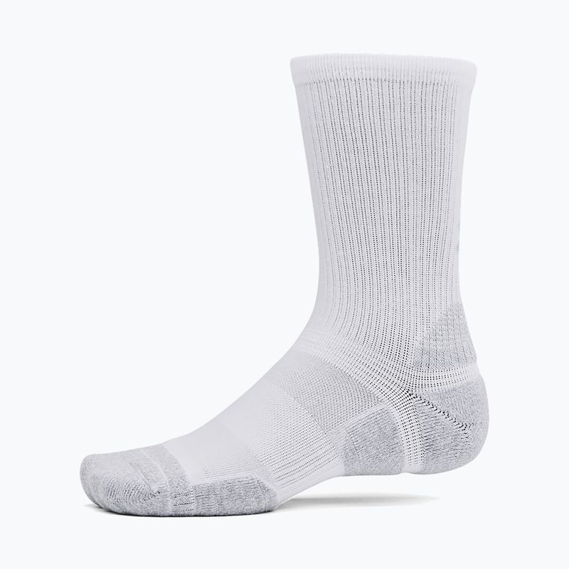 Kojinės Under Armour Perf Tech Pro 3 Pack Crew white/white/mod gray 4