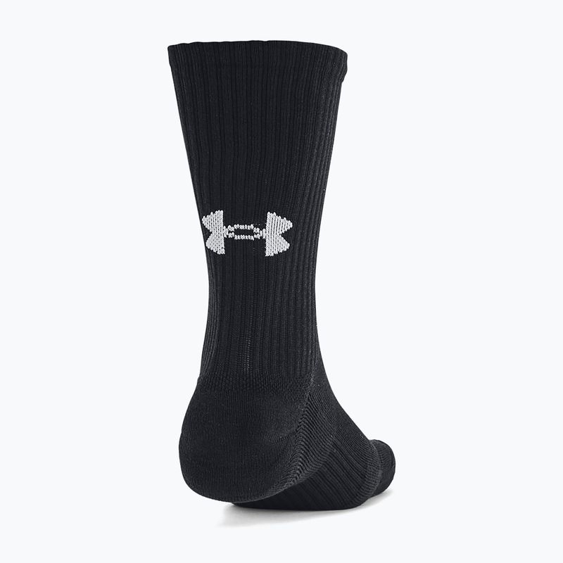 Kojinės Under Armour Training Cotton Crew 3 poros black/black/white 4