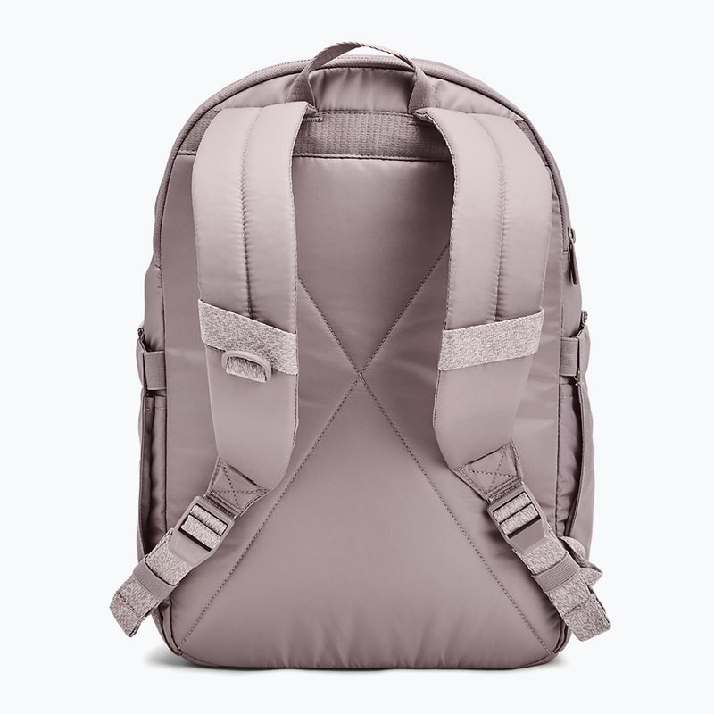 Moteriška kuprinė Under Armour Studio Campus BP tetra grey / tetra grey / metallic rose gold 2