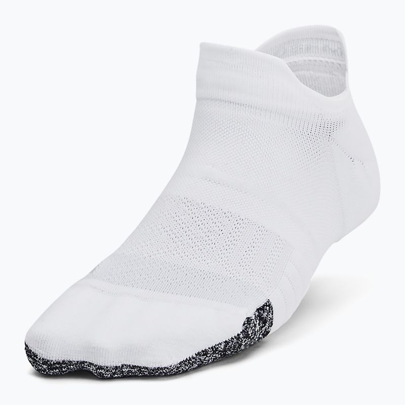 Moteriškos žygio kojinės Under Armour Breathe NS Tab 3 Pack white/white/halo gray 2