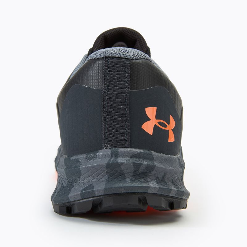 Under Armour Charged Bandit Trail 3 vyriški bėgimo bateliai black/black/orange blast 6