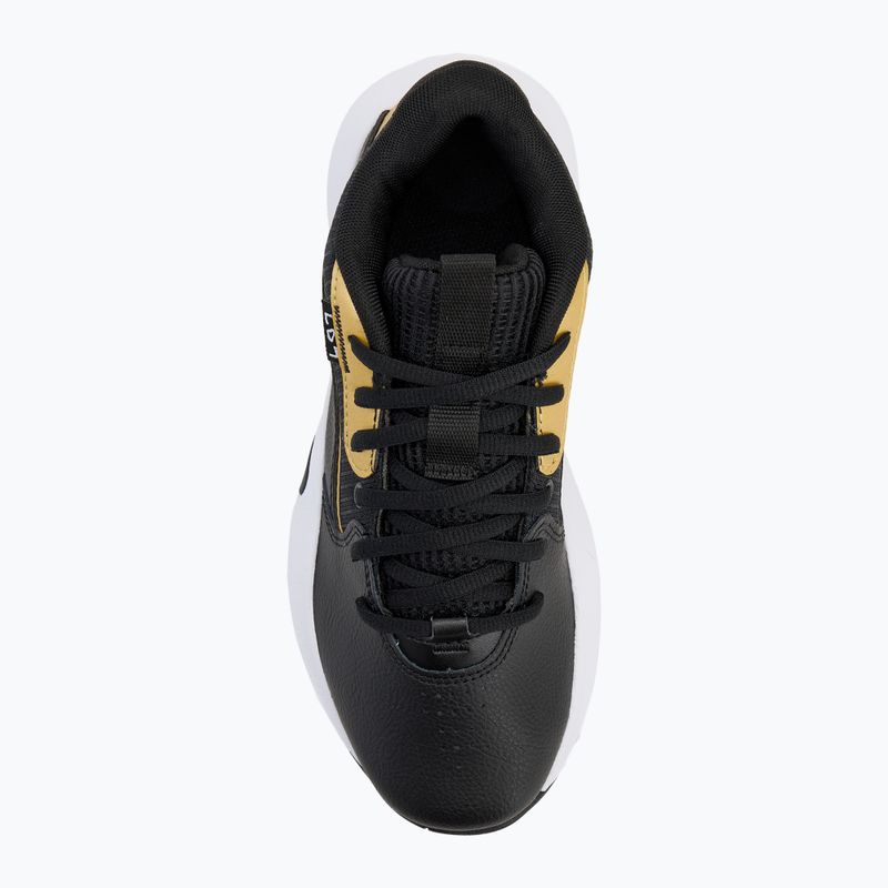 Vaikiški krepšinio bateliai Under Armour GS Lockdown 7 black/black/metallic gold 5