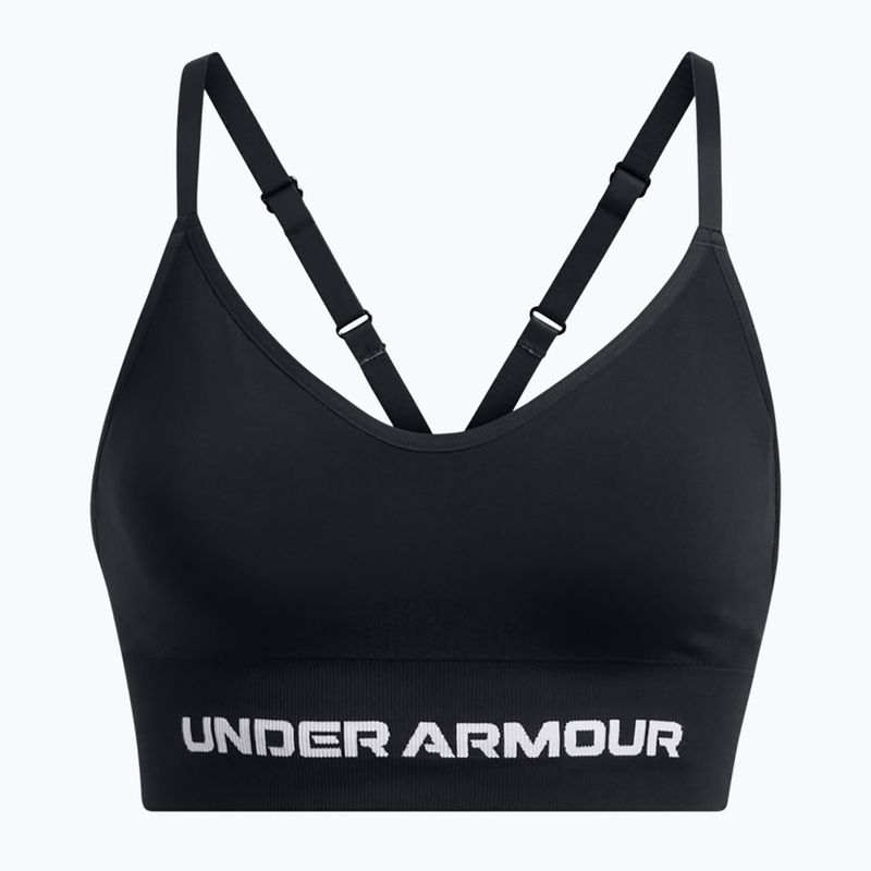 Treniruočių liemenėlė Under Armour Vanish Seamless Low black / white 4