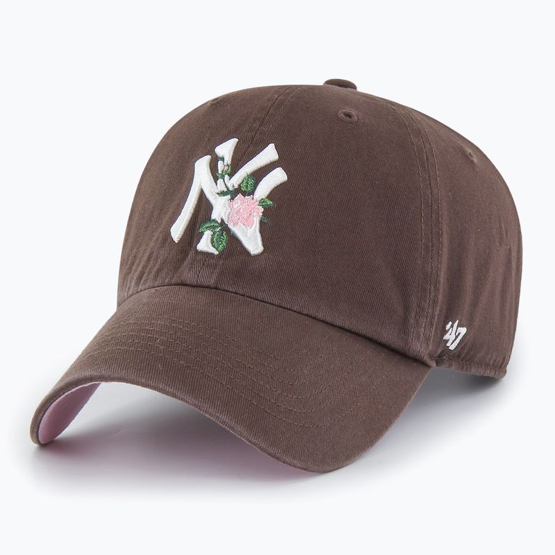 Kepuraitė su snapeliu 47 Brand New York Yankees Thorn CLEAN UP brown