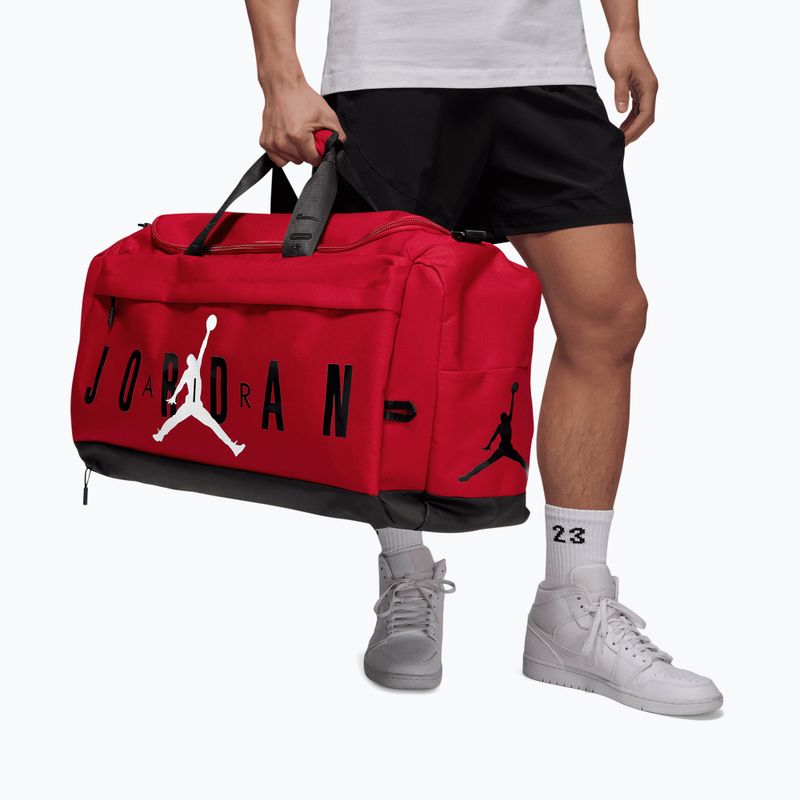 Treniruočių krepšys Nike Jordan Jam Velocity Duffle gym 46 l red 10