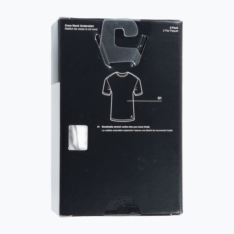 Vyriški marškinėliai Jordan JHM Flight Base Tee 2 pcs black/white 6