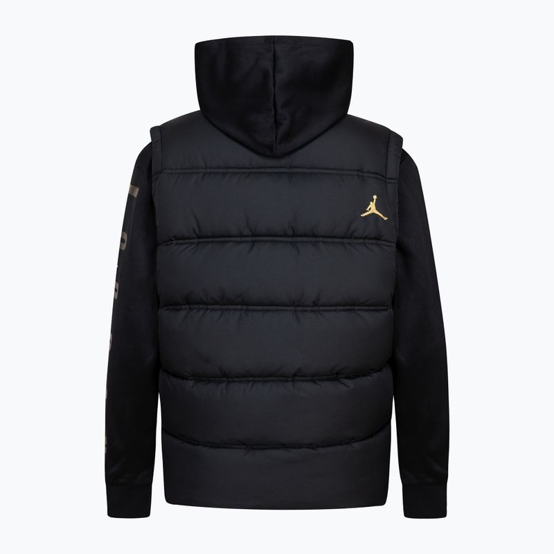 Kurtka dziecięca Nike Jordan Jdb 2 Fer black/gold 2