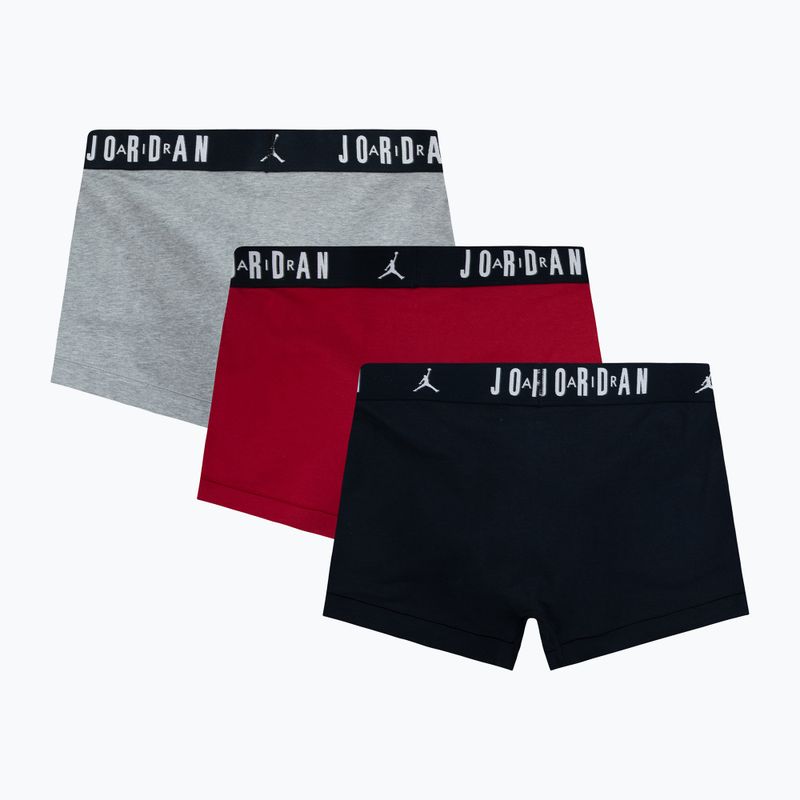 Vyriškos trumpikės Nike Jrdan JHM Flight Cotton Trunk 3 pairs gym red/black 2